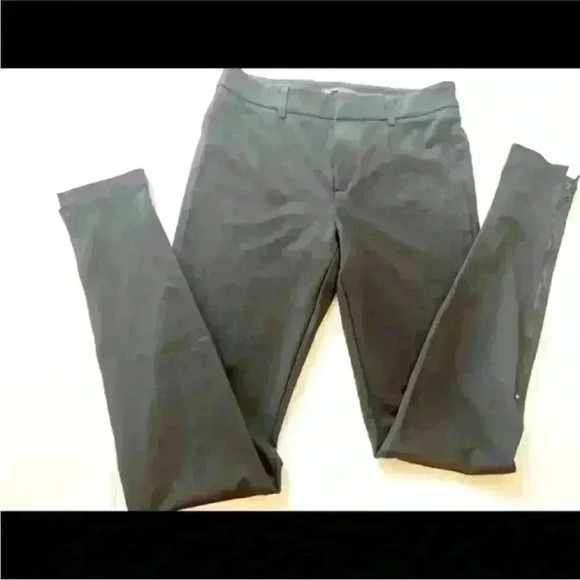 Vince Big Zip Ponte leggings women's dark gray size 4 EUC! - Picture 4 of 8